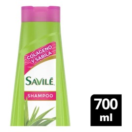 SAVILE Shampoo Colágeno con pulpa de sábila protege y evita la caída del cabello*, dejándolo fuerte e hidratado 700 ml