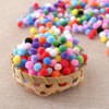 Pompoms for Crafts, 3 cm Pompom Balls, Small Pompoms, 200