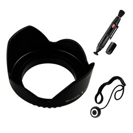 58mm Premium Digital Tulip Flower Lens Hood Bundle for Select Canon Digital SLR Cameras. UltraPro Bundle Includes Flower Tulip Lens Hood + Lens Cleaning Pen + Lens Cap Keeper.