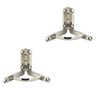 Pack of 2 Support Spring Hinges, Zinc Alloy Concealable Quadrant