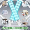 Kittmip 4 Pieces UV UV-C Light Bulbs 9W G23 Base