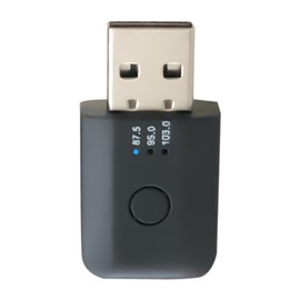 Haptufer Car Bluetooth 5.1 FM Transmitter Receiver Auto Wireless Car Audio Adapter Car Bluetooth FM Transmitter