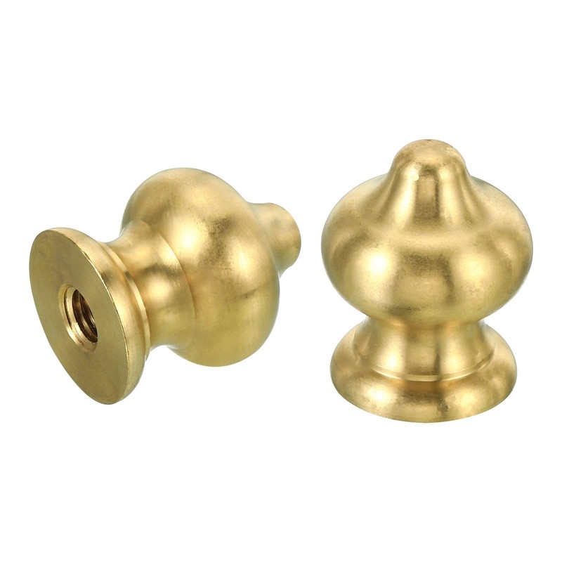 PATIKIL 1/4-27 Lamp Finial Ball Cap Knob, Lamp Shade Harp