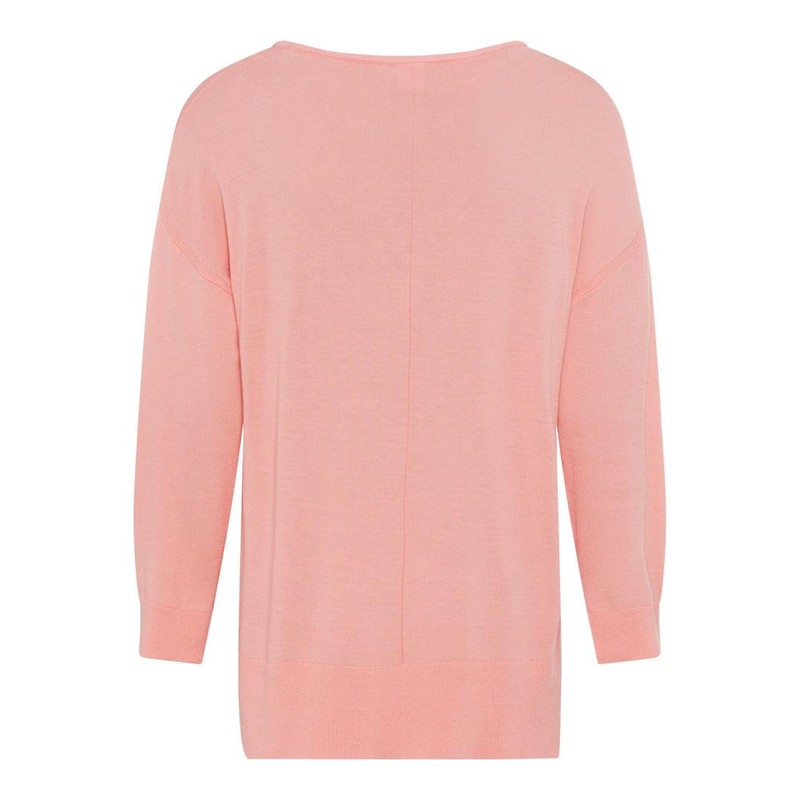 Brax Women's Style.Liz Summer Viscose Pullover, 46 Neon Peach, 48