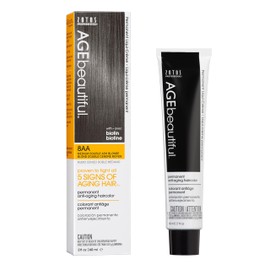 AGEbeautiful Permanent Liqui Creme Hair Color Dye  100 Gray Coverage  Anti-Aging  Biotin for Thicker, Fuller Hair  Professional Salon Coloring  8AA