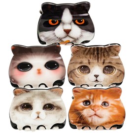 Baluue 5pcs Cute Animal Hair Clips Hair Jaw Clips for Women and Girls Cat Shark and More Designs