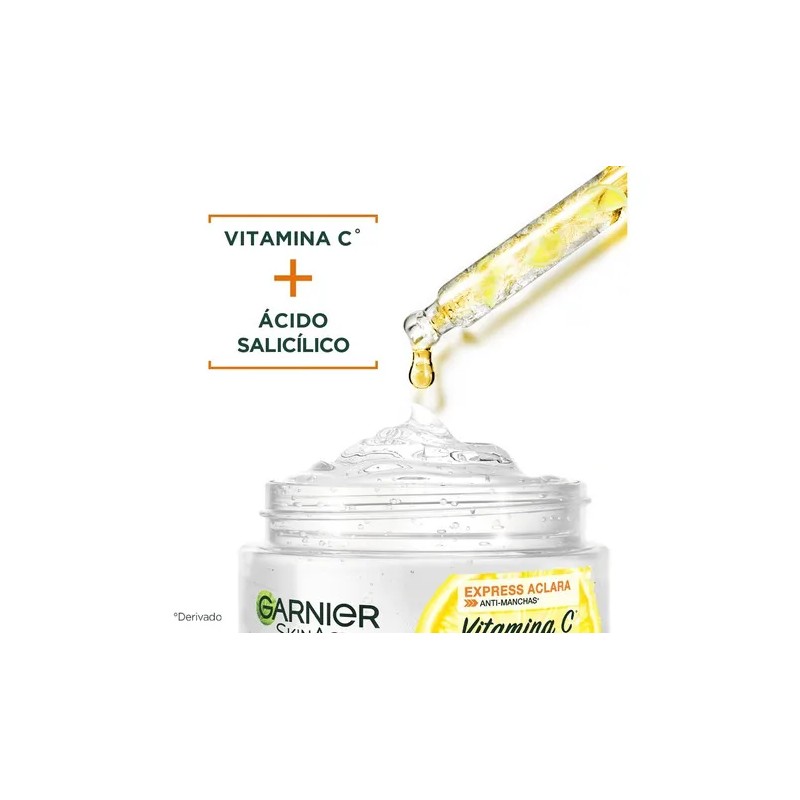 GEL FACIAL GARNIER SKIN ACTIVE EXPRESS ACLARA CON VITAMINA C