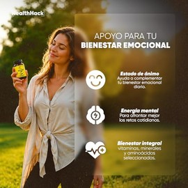NAC, L-Triptófano, 5-HTP, Zinc, Ácido Fólico, Vitamina B12 y D | Suplemento Natural para Apoyar tu Estado de Ánimo y Bienestar Emocional | Mood Up | H