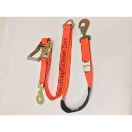 SnS 4 Axle Straps Race Car Trailer Car Hauler Ratchet Tie Down Strap Flatbed Tow OR