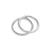 Sterling Silver Lightweight Sleeper Hoop Earrings 8 mm - 22
