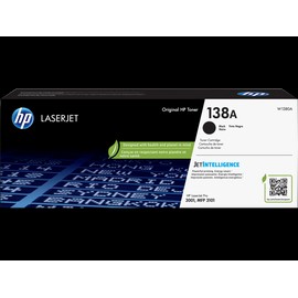 For HP HP 138A Black Original LaserJet Toner Cartridge, Average cartridge yields 1,500
