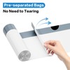 120 Count 1.6 Gallon Drawstring Trash Bags, White Unscented Small