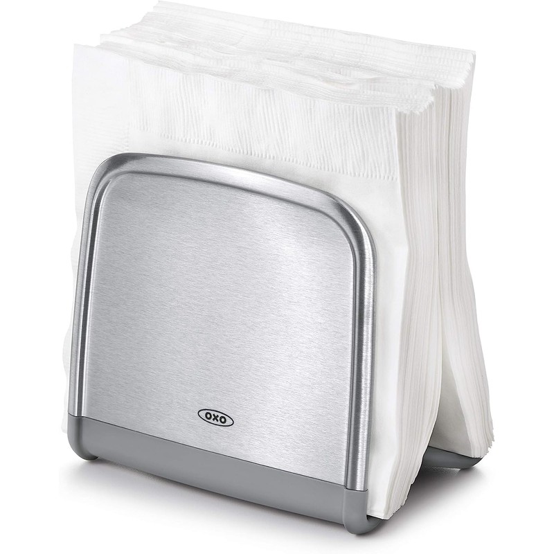 OXO Good Grips Neat Napkin Holder, Stainless Steel - Pack