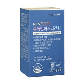 NutriCore (현대백화점)초임계 루테인아스타잔틴(300 mg x 30캡슐) (Hyundai Department Store) Supercritical Lutein Astaxanthin (300 mg x 30 capsules)