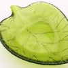 Tomo Corporation Glass Leaf Plate, Lime Green