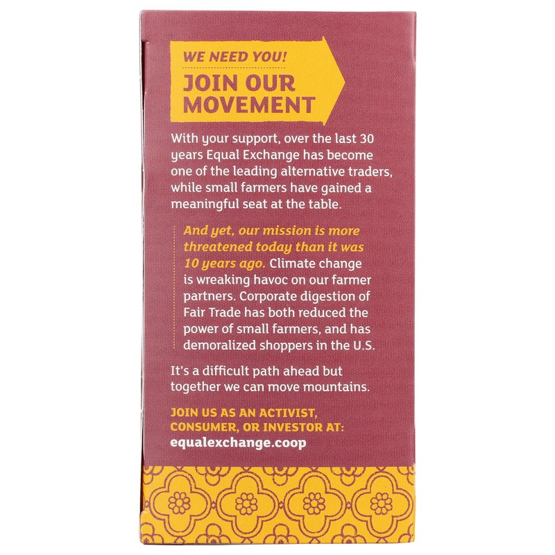 EQUAL EXCHANGE Organic Rooibos Tea, 20 CT