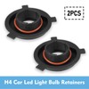 GRANDI H4 Car LED Light Bulb Retainers, Nylon Waterproof and