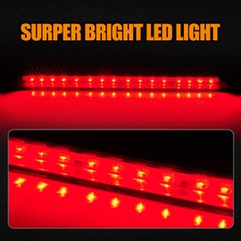 Cxdar Third 3rd Brake Light LED for 1992-1999 Chevy C/K Suburban Blazer Tahoe/GMC Yukon Jimmy/Hummer H2/ Bravada High Mount Rear Brake Lights Center Cab Stop Light (Smoke)