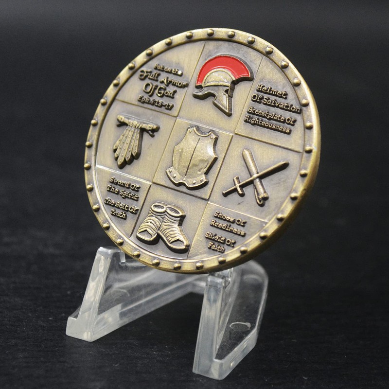 Joygulls Put On The Whole Armor of God Challenge Coin