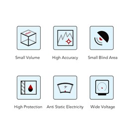 Superior Underwater Distance Sensor Perfect for Swimming Pools Detecting Up to 6 Meters Requires DC5 24V Ultrasonic (UART Controlled ≤7mA 14ms)
