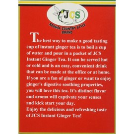 1 X JCS Instant Ginger Tea - Product of Thailand (18G. 11 PACKS)