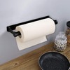 Paper Towel Holder Under Cabinet - Adhesive or Wall Mount