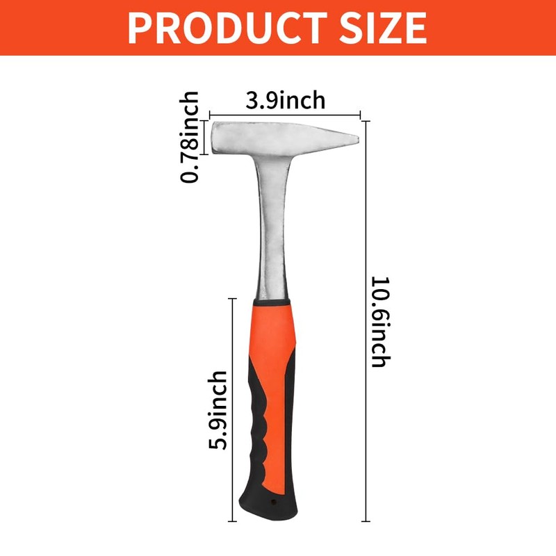 Sheet Metal Hammer by 11oz Tinsmith Hammer with Integral Forging