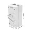 Waterproof Isolation Switch 3‑Phase 4‑Stage Dustproof Manual Industrial SuppliesCF-4P35A