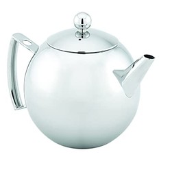 Avanti Mondo Stainless Steel Stylish Tea Pot, Silver, 15935 12.5 cm*18 cm*11.5 cm