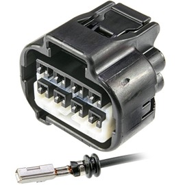 Ballenger Motorsports - 8 Way Japanese Connector Plug Pigtail for Headlight Applications Compatibe with Toyota # 90980-10897
