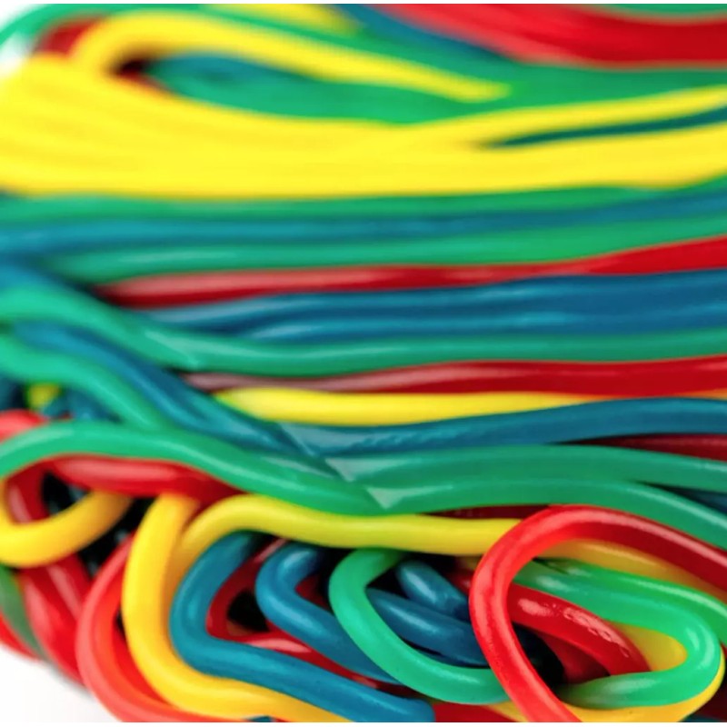 Gustaf's Old Fashioned Rainbow Laces Licorice, 2-Pound Bag