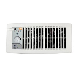 Suncourt HC500-W Flush Fit 132 Cfm Register Air Booster Fan