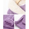 SPSHODOW Fluffy Pajamas Set for Women Winter Warm 2 Piece