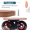 BRAVORD NZ Panda Roller Road Drift Skate with Cool Maple