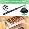 2Pack Pull out Cabinet Organizer, 21"Deep, Heavy Duty Full-extension Slide