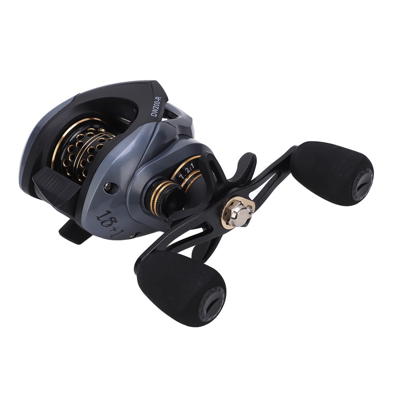 Baitcasting Reel Lure Fishing Reel Wheel 7.2:1 Ratio 18+1BB with