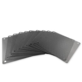 Silverbead Dust Filter for PC Fan 120 x 120 mm [Pack of 10] PVC Dustproof Housing Computer Case Dust Dirt Filter for Case Fan Cover Mesh Fan Cover Filter Mat Mesh Cooler