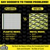 Hardware Netting Plastic Mesh 3' x 50' Black, Tree Guard