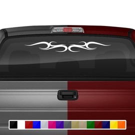 Sticky Creations Tribal Scroll Decoration Accent Decal Sticker Windshield Window Vinyl Graphic Banner Car Truck SUV Vehicle Boat Trailer ATV 36"x4.25"+ (Design #134)