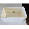Off-White Medium Rectangular Paper Lamp Shade 16" Wide x 8"