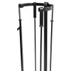 Modern Ember Knoll Fireplace Tool Set in Black - Includes