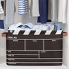 Movie Clapper Board Large Storage Bin Collapsible Storage Basket with