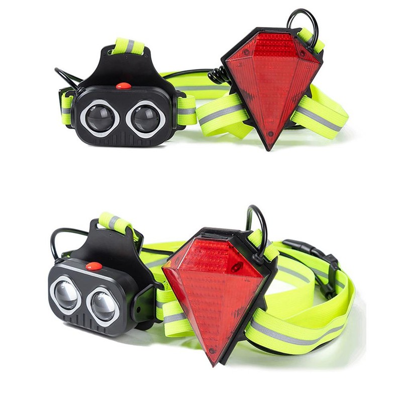 Chest Running Light LED Rechargeable Chest Light Back Warning Light