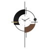 HEBOIX Modern Wall Clock for Living Room,Large Decorative Wall Clock,Digital
