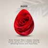 Esponja exfoliante facial Donnamax 4052 con rosa y vitamina E
