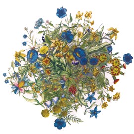 60pcs Scrapbooking Stickers PET Plants and Flowers Decorative Stickers Aesthetic Vintage DIY Crafts for Bullet Journal, Photo Album, Art, Craft Projects