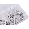 200Pcs Circlips E Clips, Stainless Steel E Clips 10 Sizes