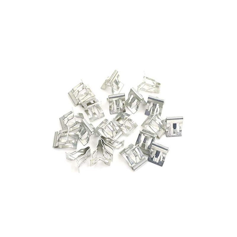 X AUTOHAUX Car Dashboard Retainer Instrument Panel Metal Clip 15