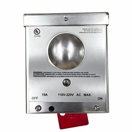 HYITO 1 Pole Disconnect Switch 15A, 110V-220V, UL Listed