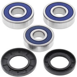 All Balls Racing Rear Wheel Bearing Kit 25-1340 Compatible With/Replacement For Yamaha RD400 1976-1978, XS500 1976-1978